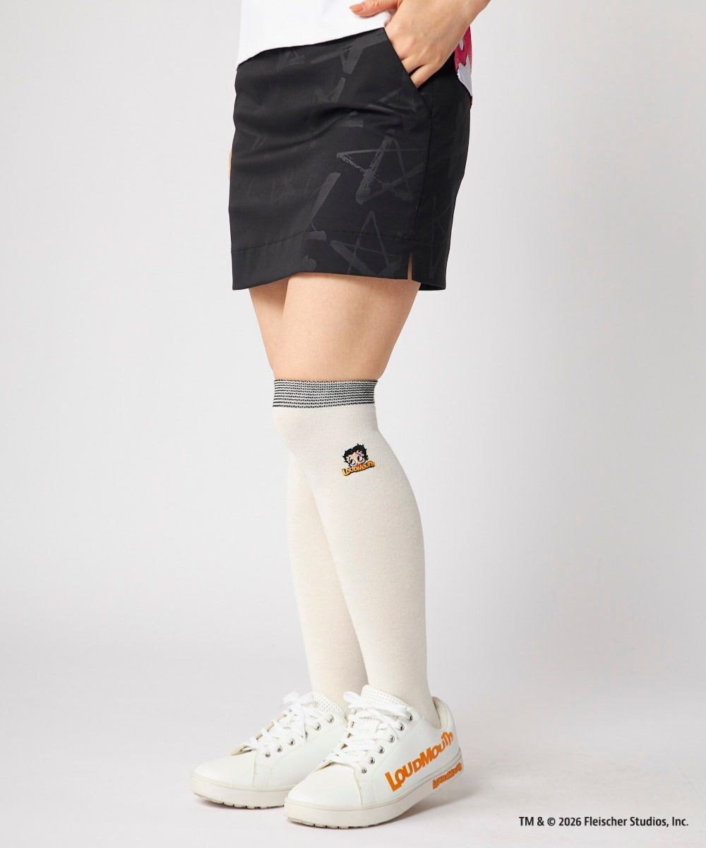 FILA GOLF／marie claire 【Loudmouth×Betty Boop™】ニーハイソックス 