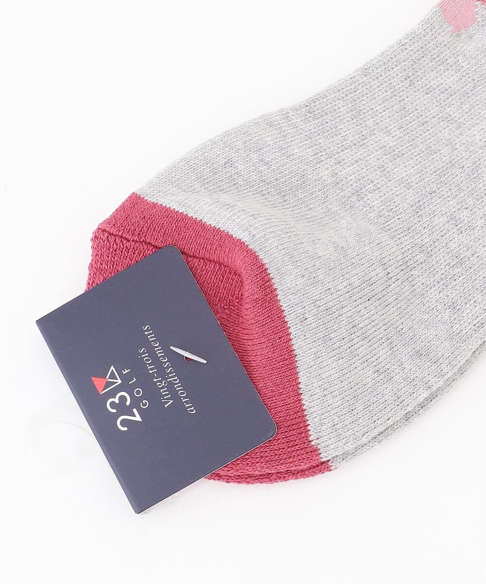 23区GOLF 【WOMEN】花モチーフアンクルソックス 