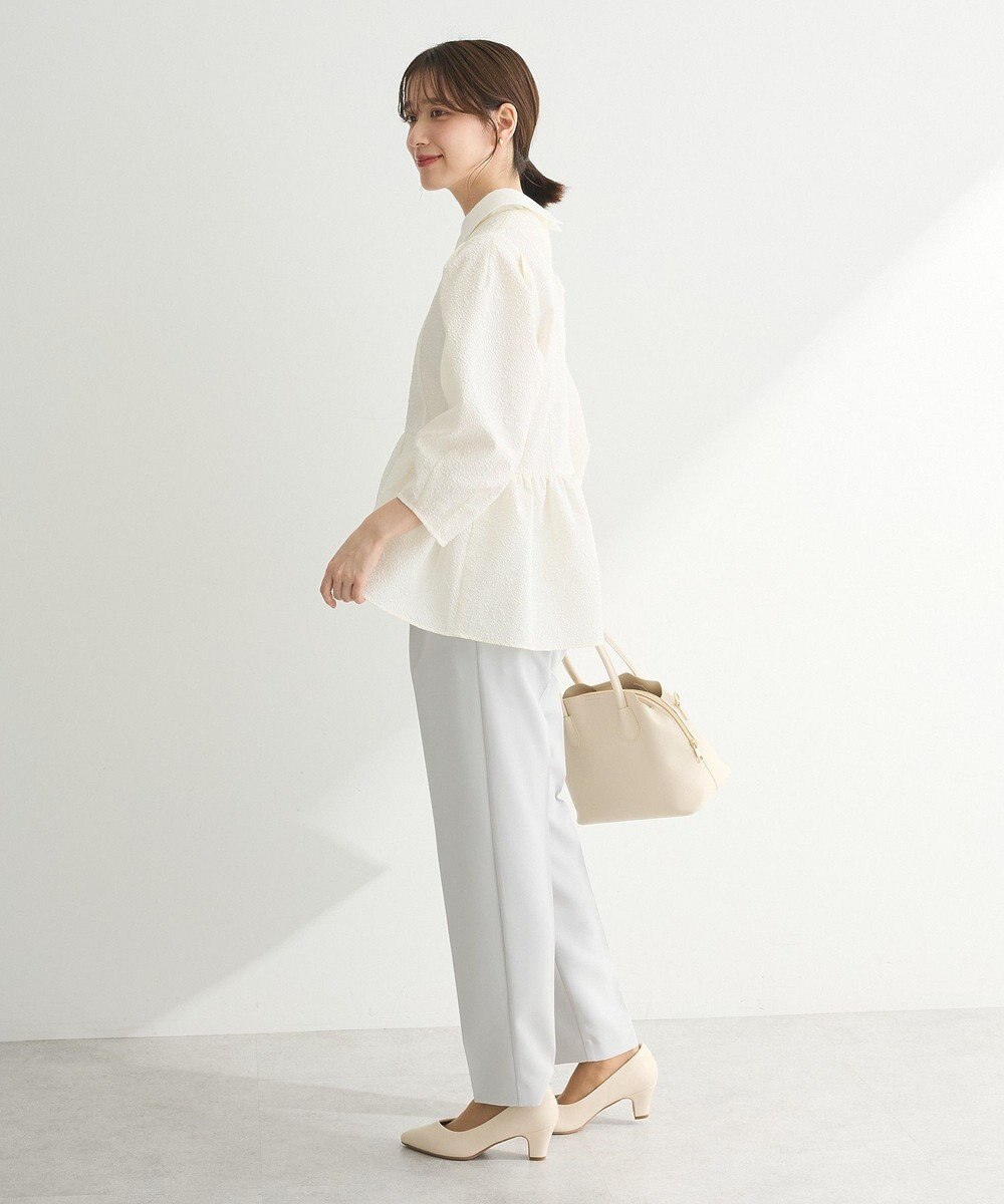 Green Parks ef-de 衿取り外しペプラムブラウス 