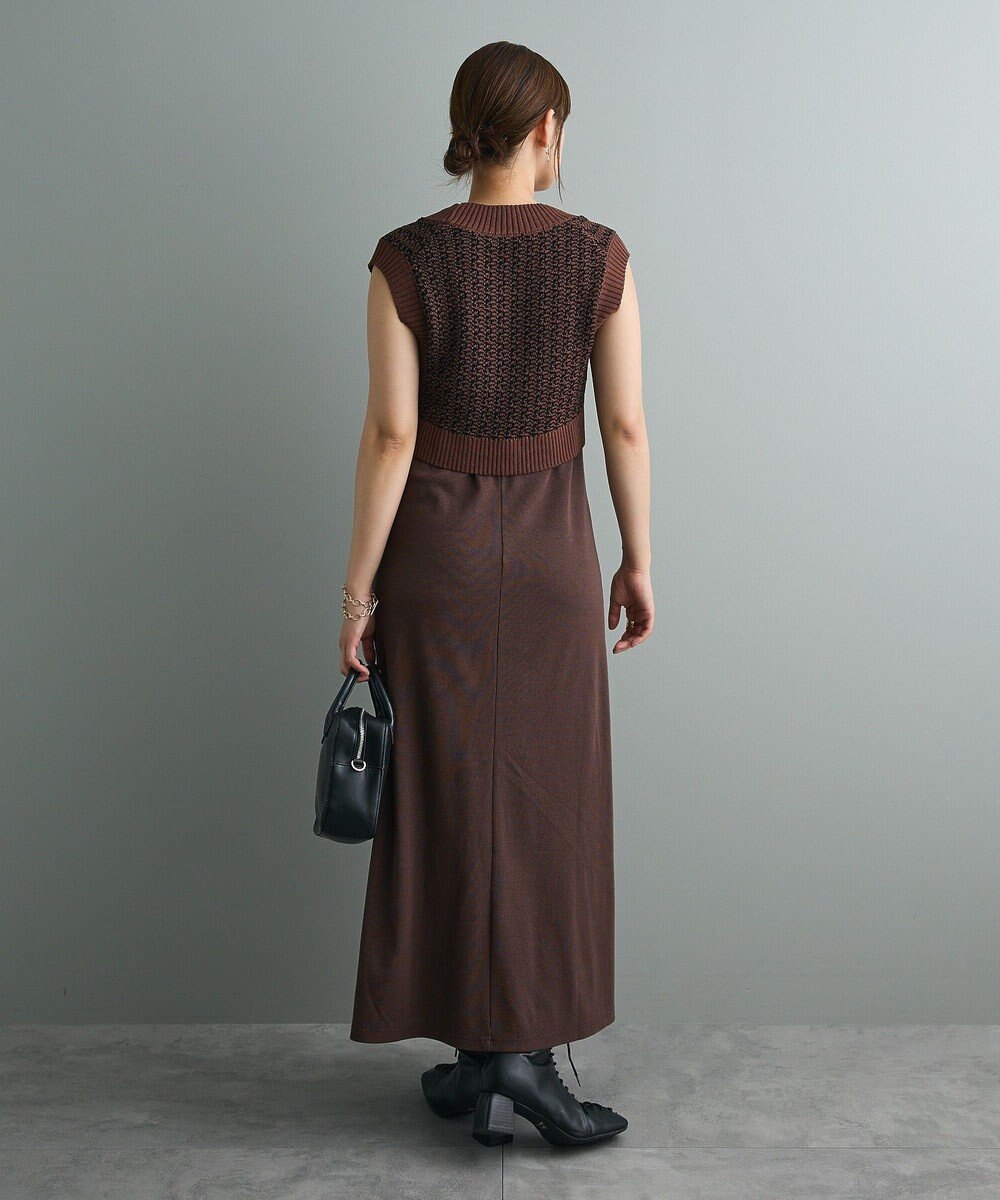 CRAFT STANDARD BOUTIQUE ジャガードショートニットベスト 