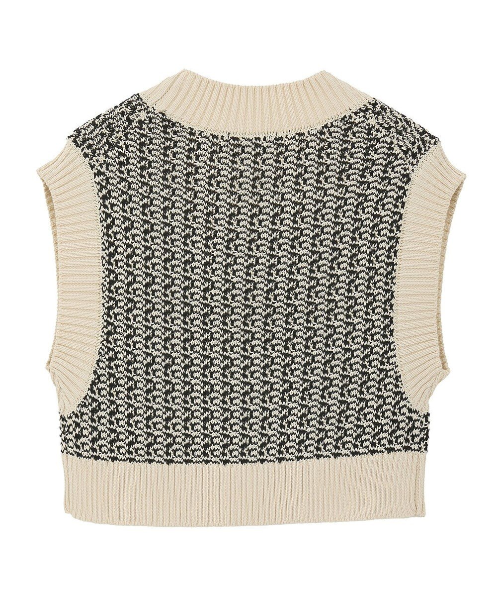 CRAFT STANDARD BOUTIQUE ジャガードショートニットベスト 