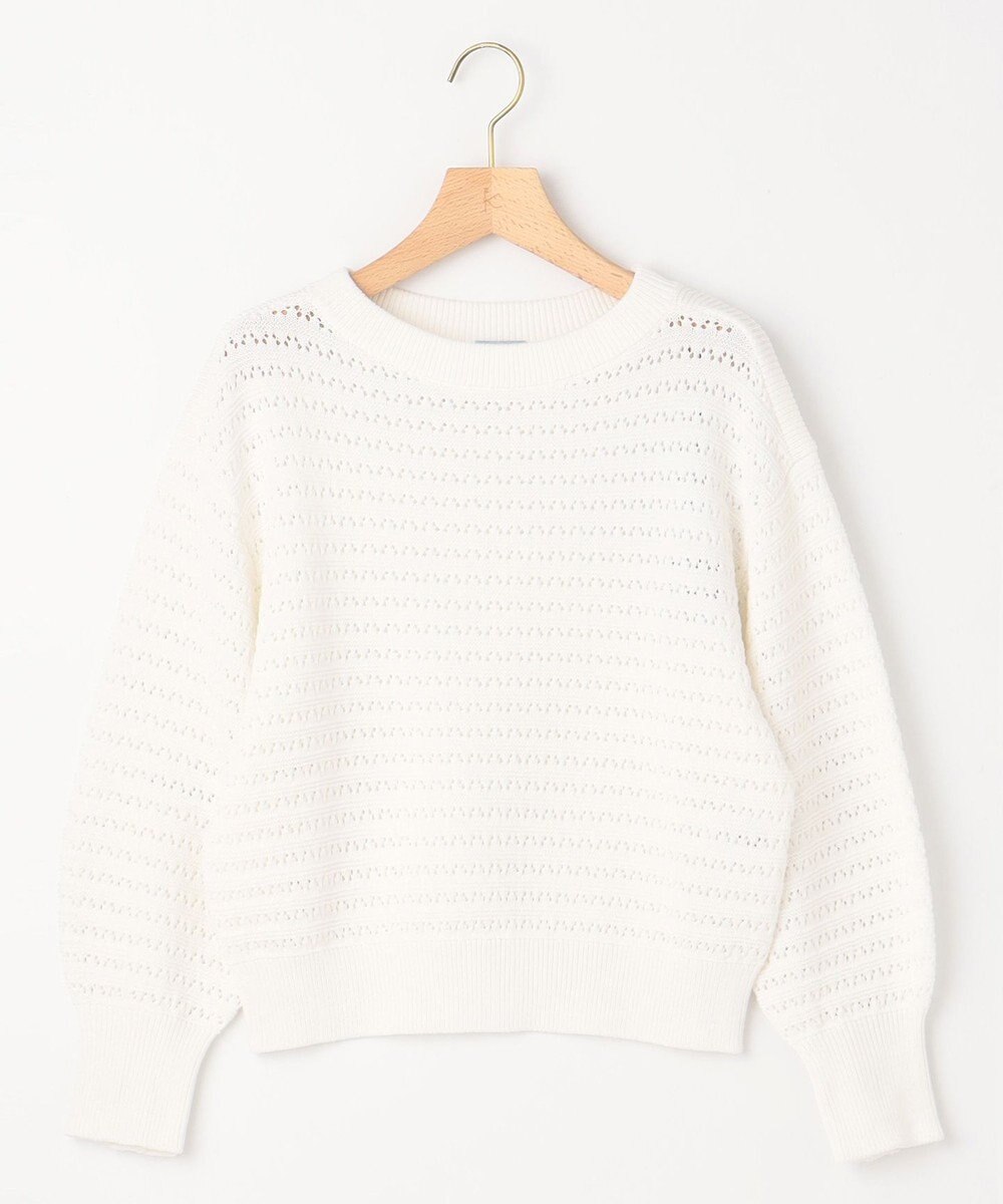 組曲 S 編地切替ドルマンプルオーバー ニット 