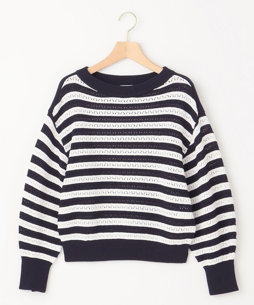 組曲 編地切替ドルマンプルオーバー ニット 