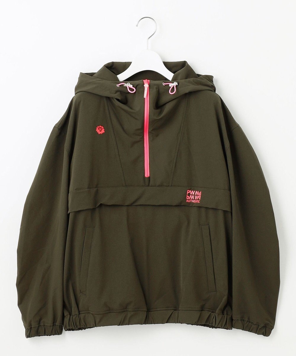 PW CIRCULUS 【 伸縮性あり 】【WOMEN】シャーリングアノラック ブルゾン 