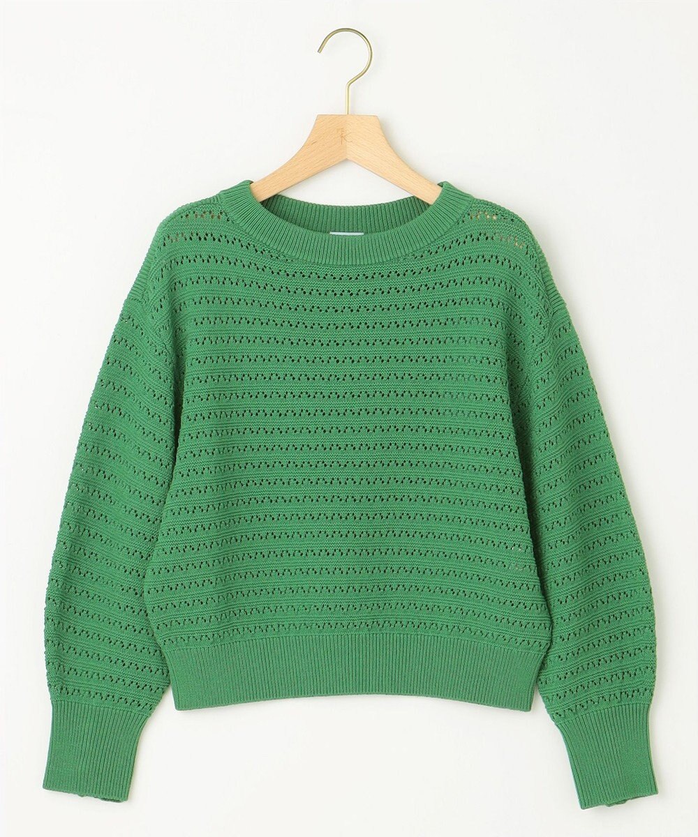 組曲 S 編地切替ドルマンプルオーバー ニット 