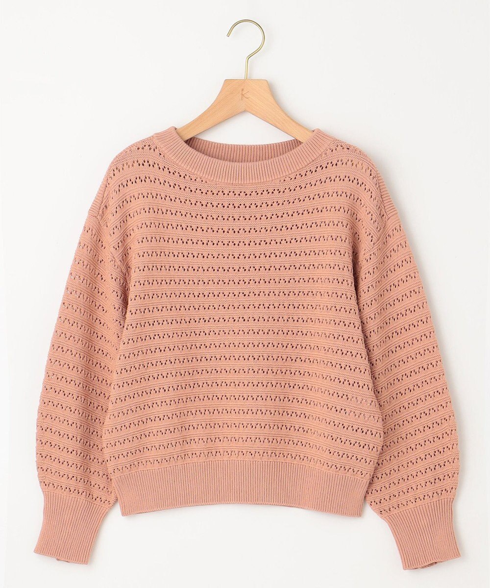 組曲 編地切替ドルマンプルオーバー ニット 