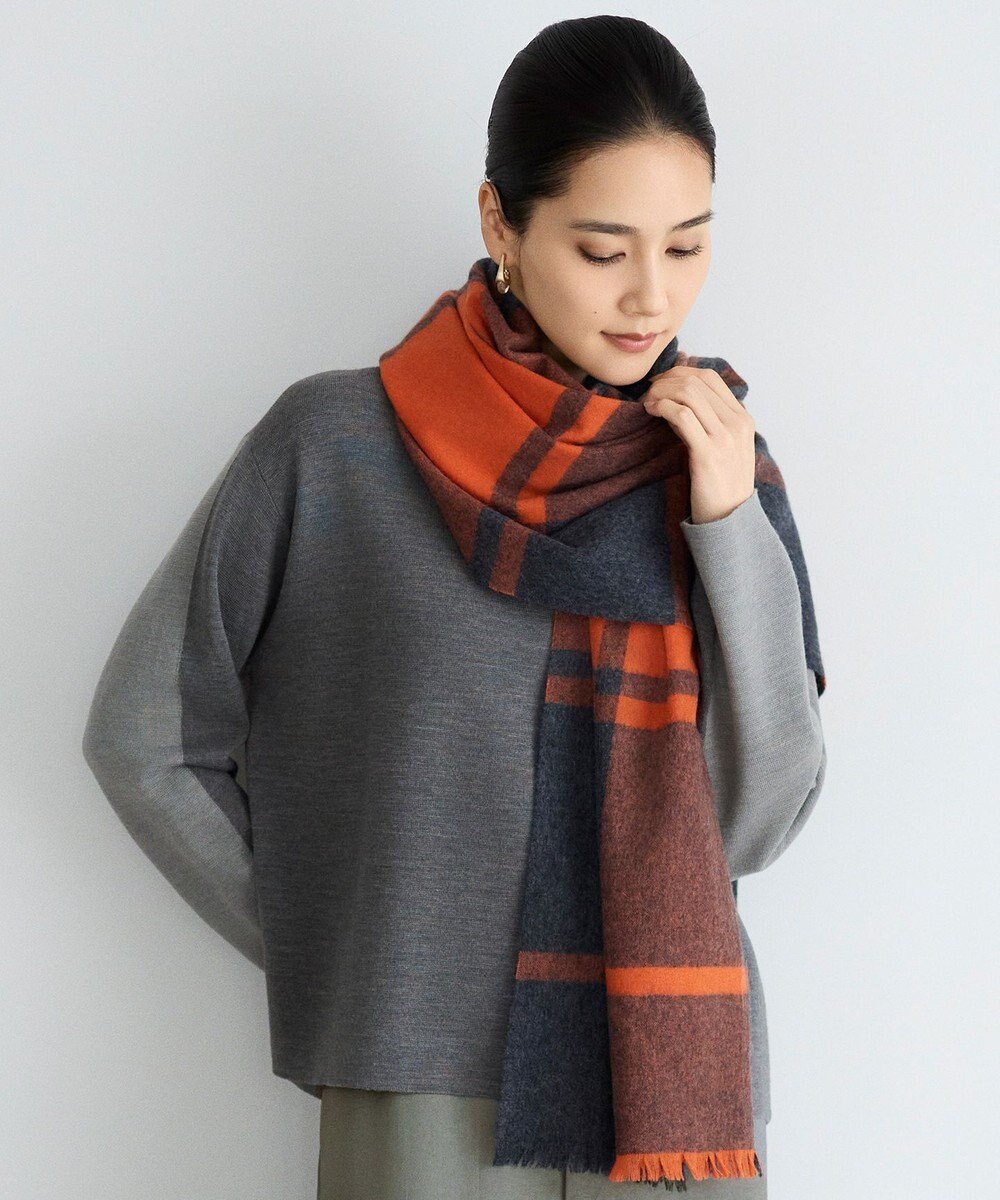 自由区 【セットアップ対応】ウールミラノボトルネック ニット 