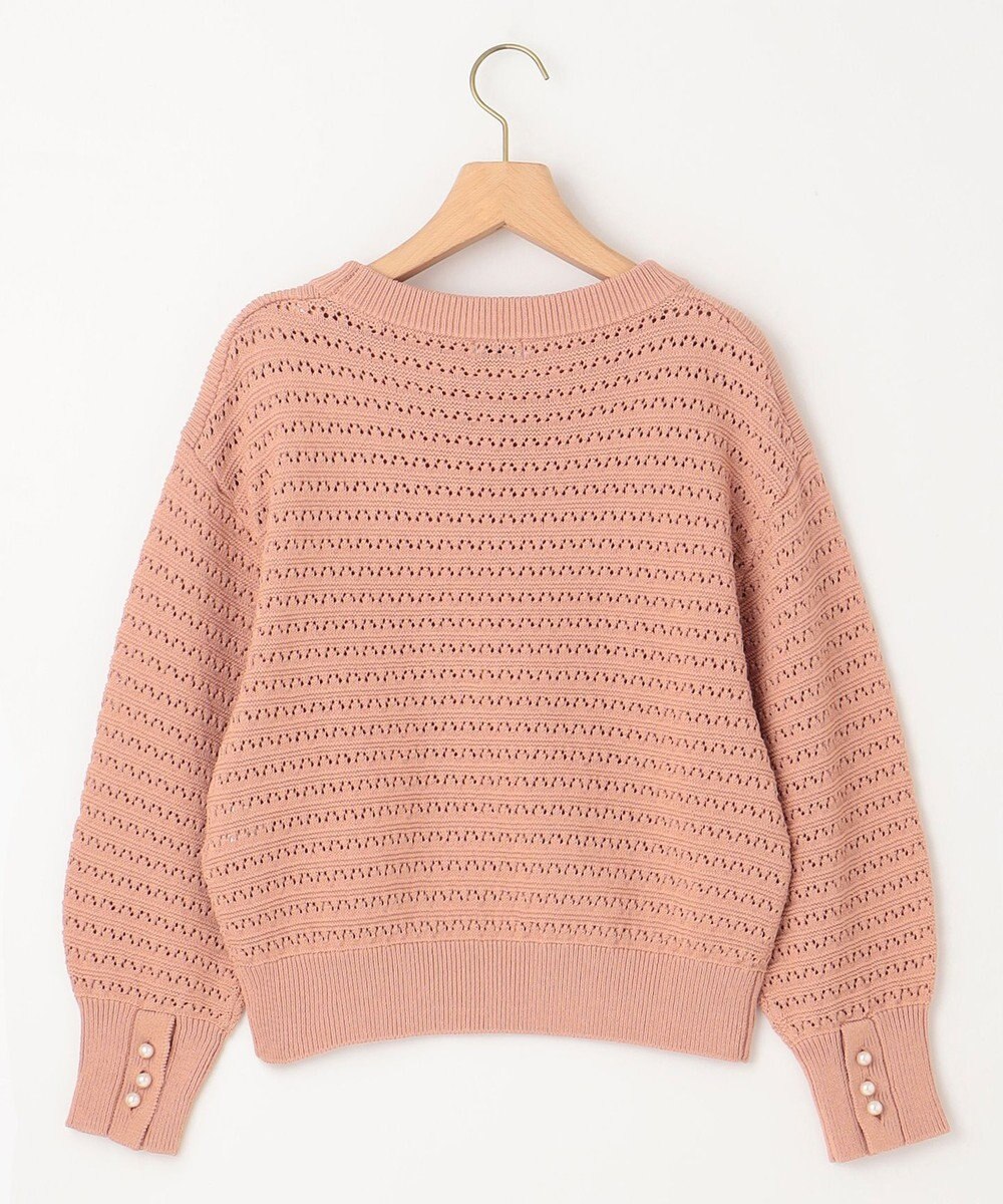 組曲 L 編地切替ドルマンプルオーバー ニット 