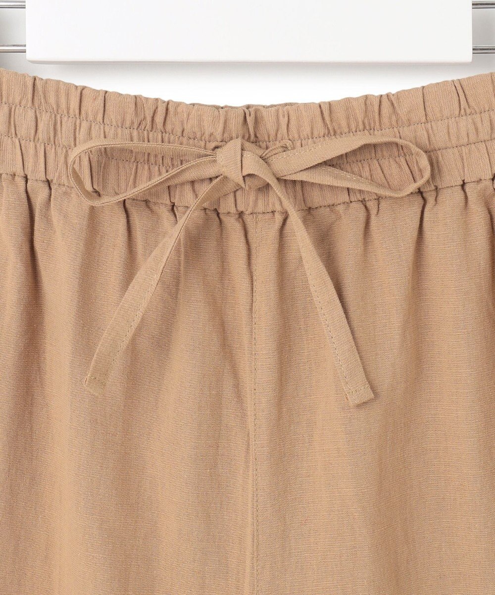 J.PRESS YORK STREET 【WOMEN】ワンウォッシュリネンコットン ワイドパンツ 