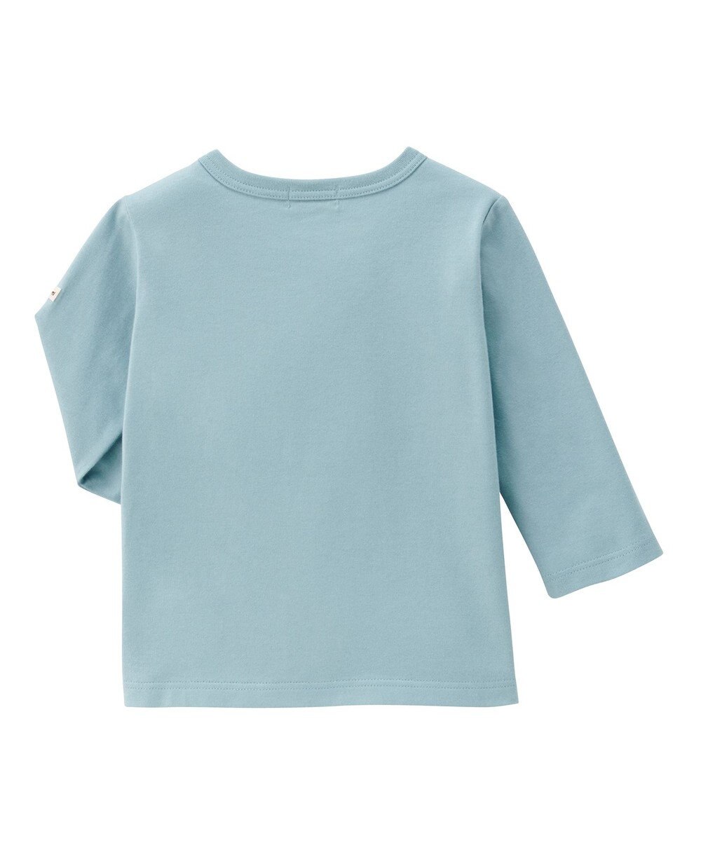 MIKI HOUSE HOT BISCUITS 【70-120cm】【Everyday Series】ワンポイント 長袖Tシャツ 