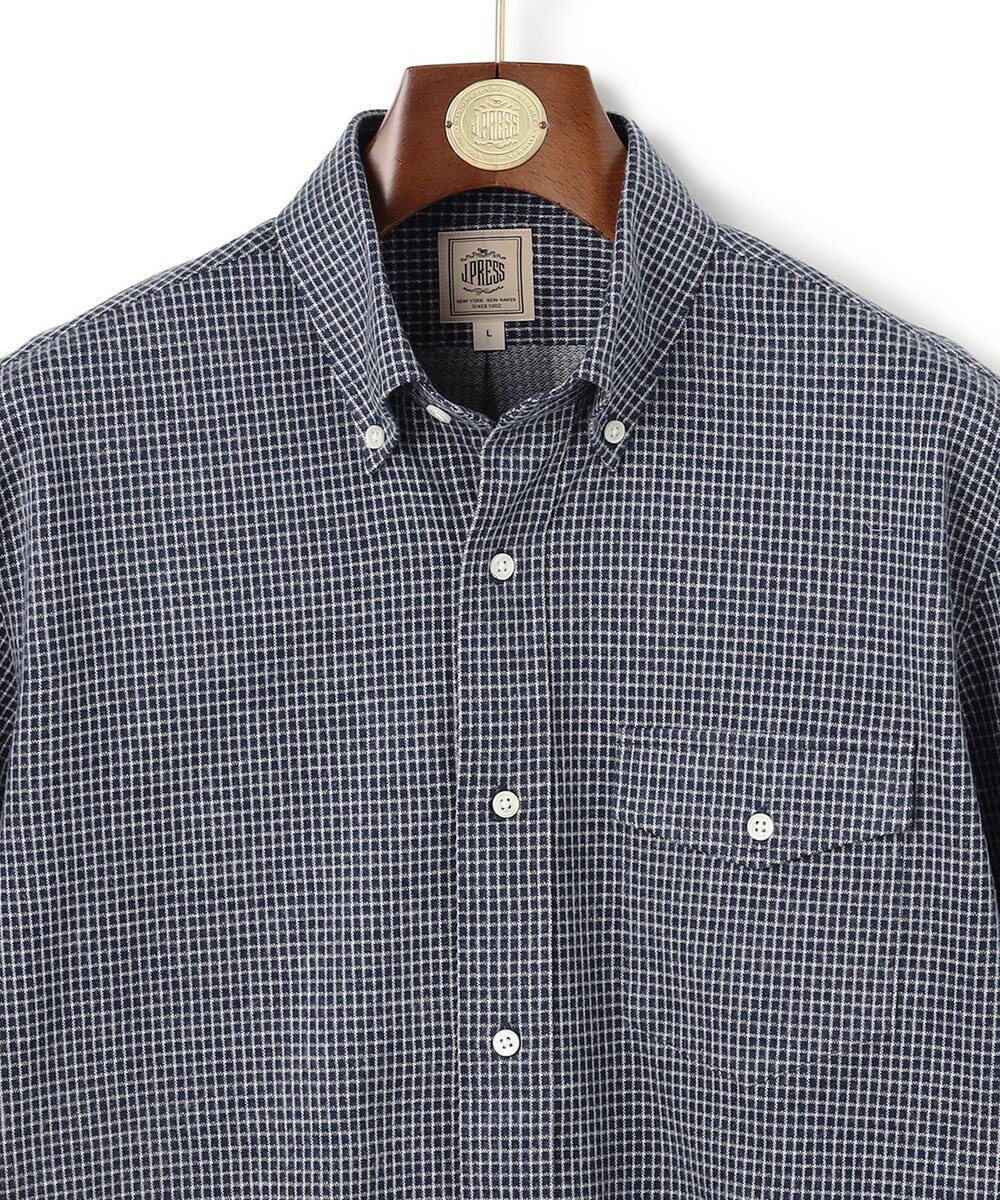 J.PRESS MEN 【KANEMASA JERSEY】ネルジャージータッターソール シャツ / B.D. 