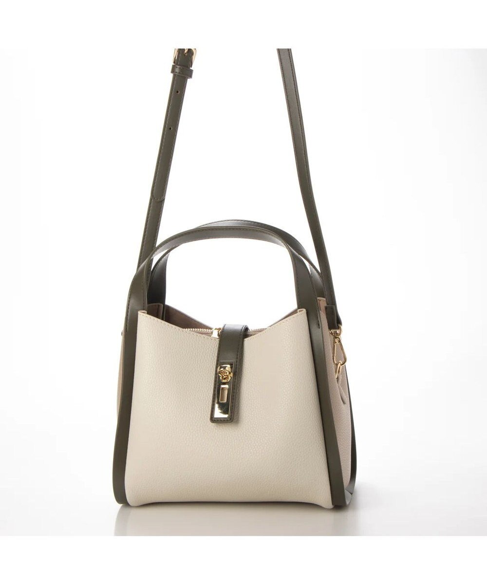 UNBILLION cachecache 3レイヤーヒネリ金具2wayトート 