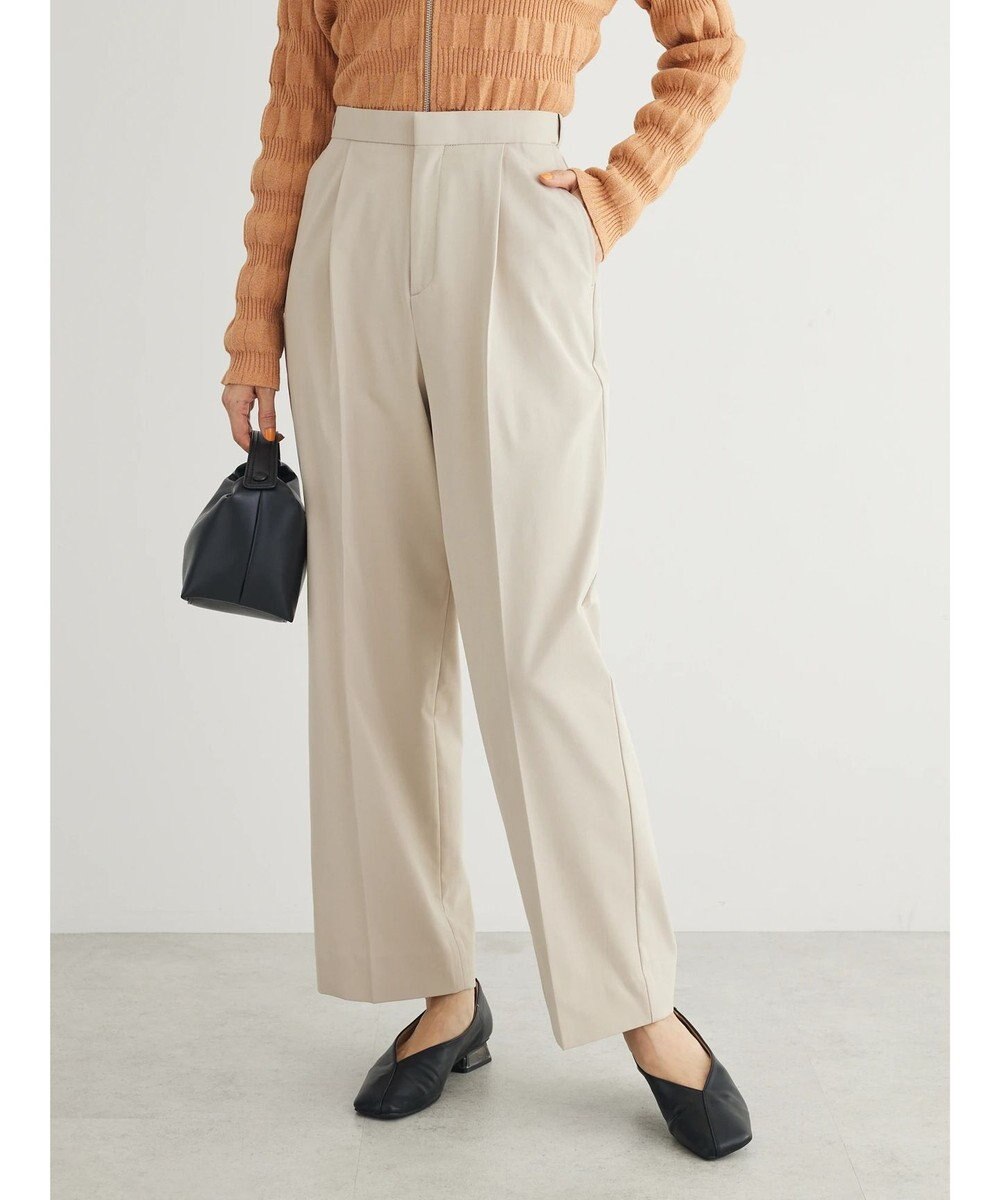 Green Parks きれいシルエットパンツ（ワイドストレート） 