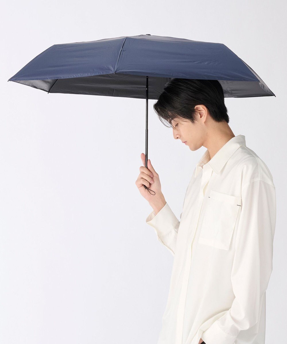 MOONBAT 【遮光100％/超軽量/耐久性】マジで軽い傘 晴雨兼用 折りたたみ日傘 マジカルテックプロテクション Tough W rib 55cm 