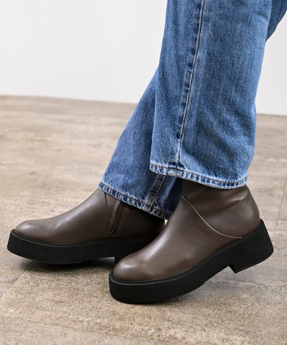 APOM プラットフォームサイドジップブーツ50 