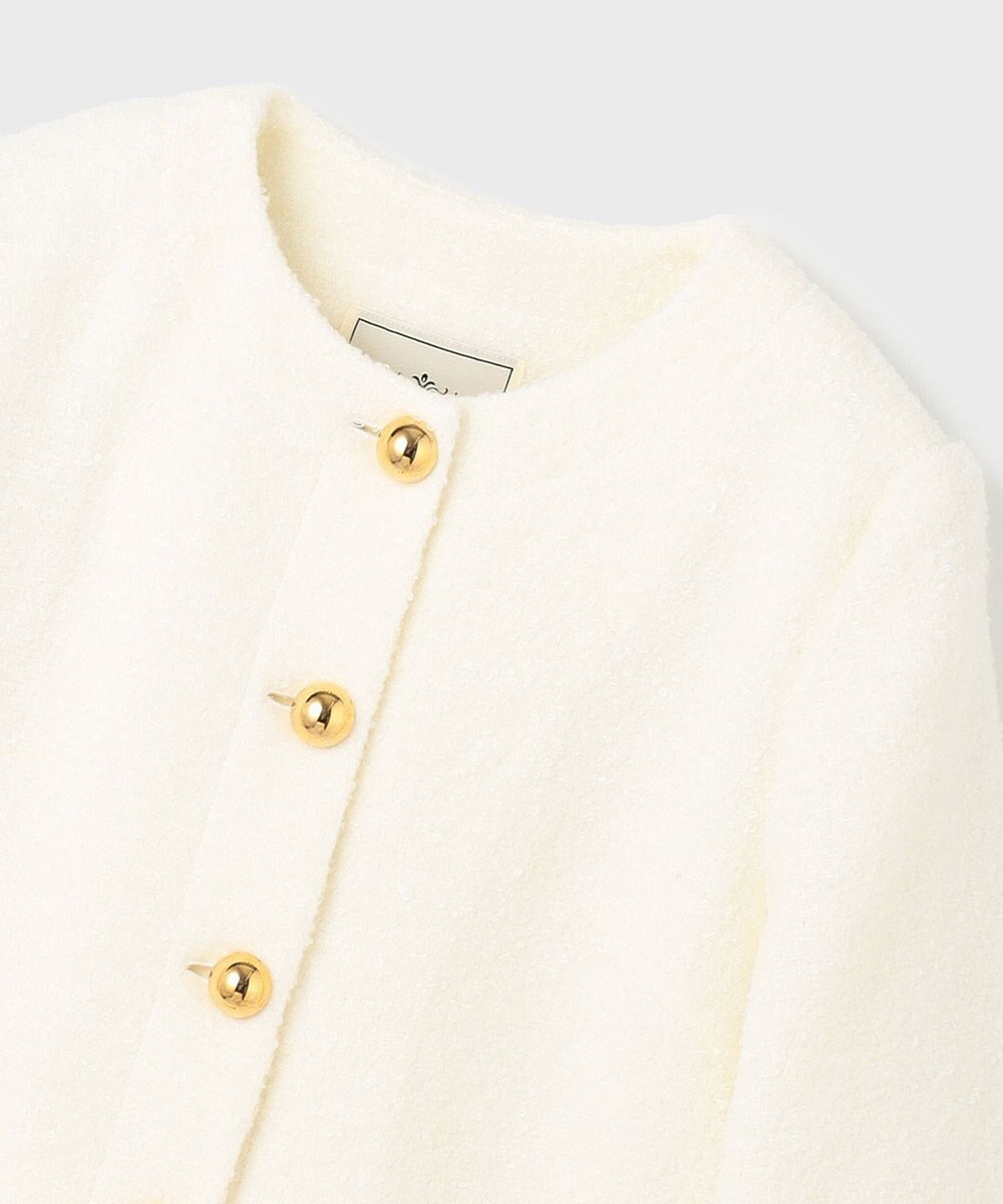 GRACE CONTINENTAL ツイードコンビジャケット 