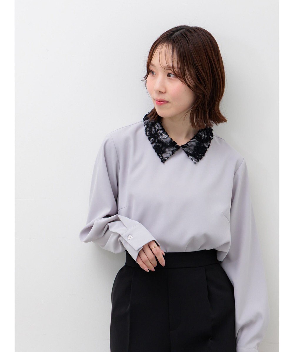 Te chichi レースカラーブラウス 