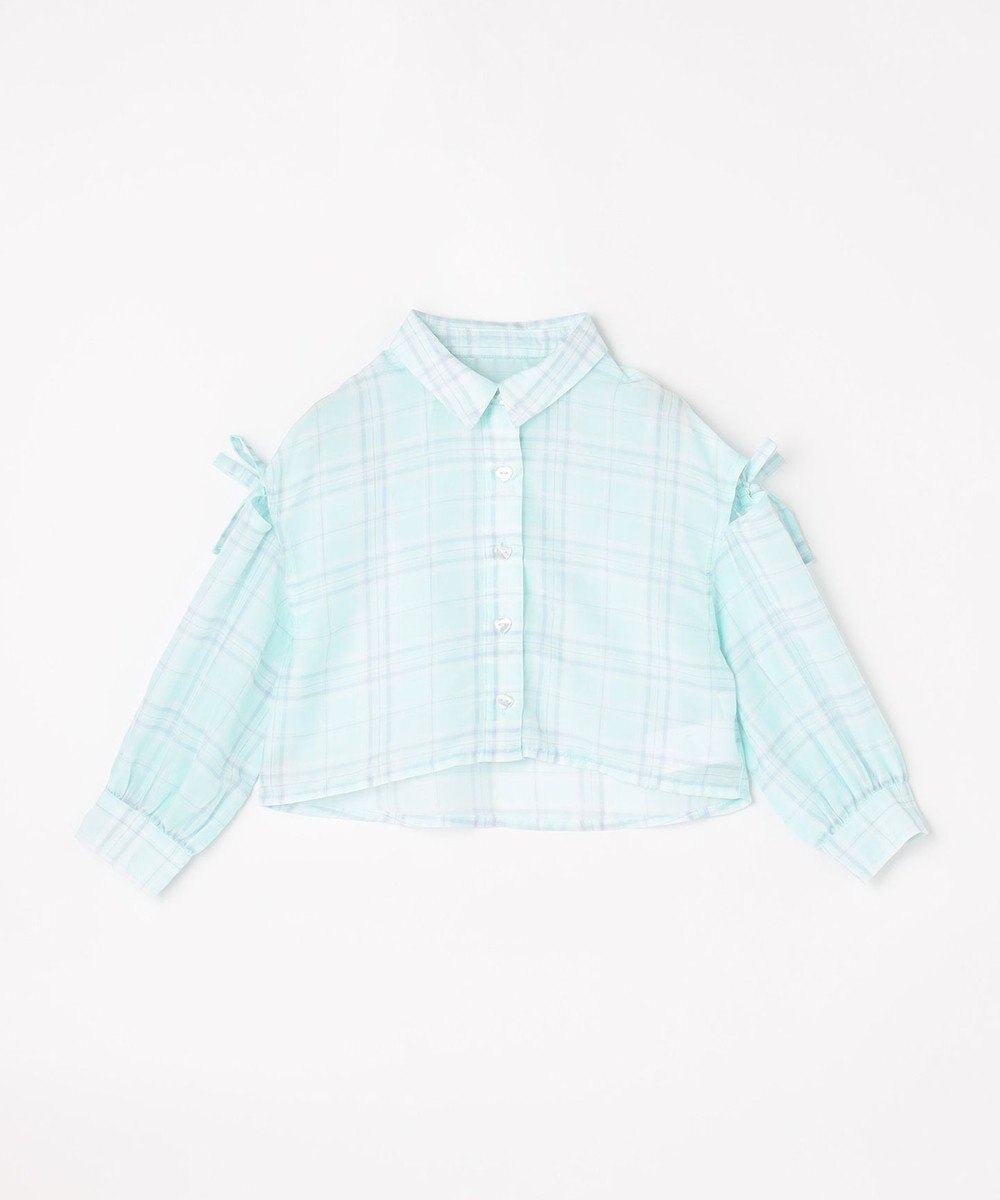 ANY KIDS シアーチェックシャツ 