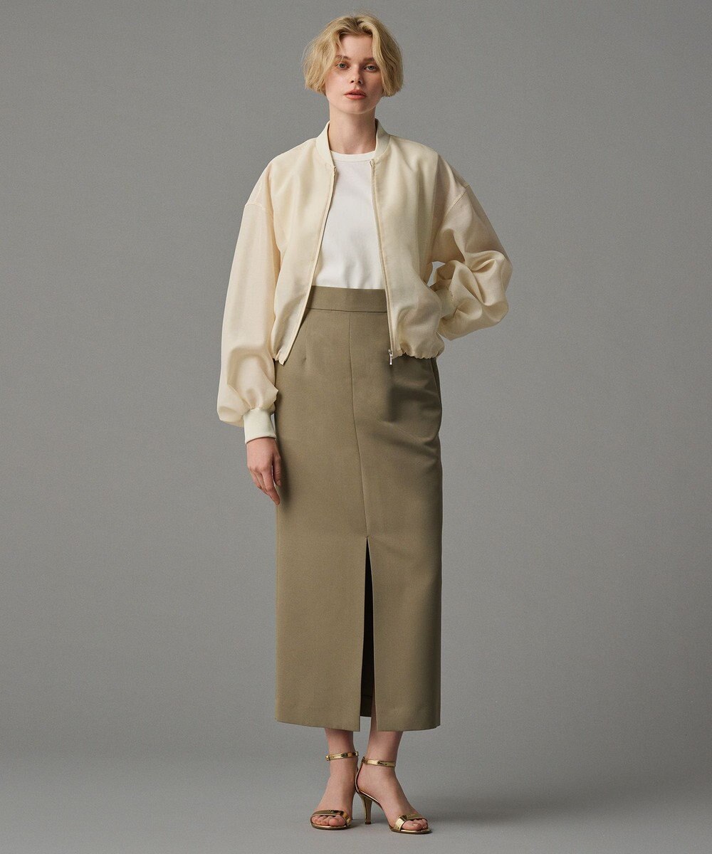 uncrave 【吸水速乾・洗濯機洗い可】エコ ドライ チノ Ｉラインスカート（uncrave STANDARD） 