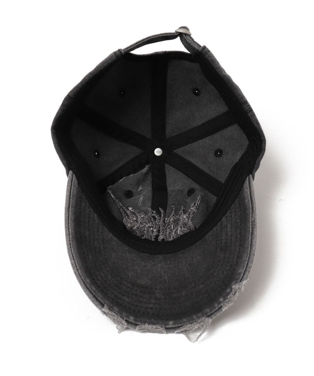 WEGO トライバルロゴダメージピグメントキャップ 