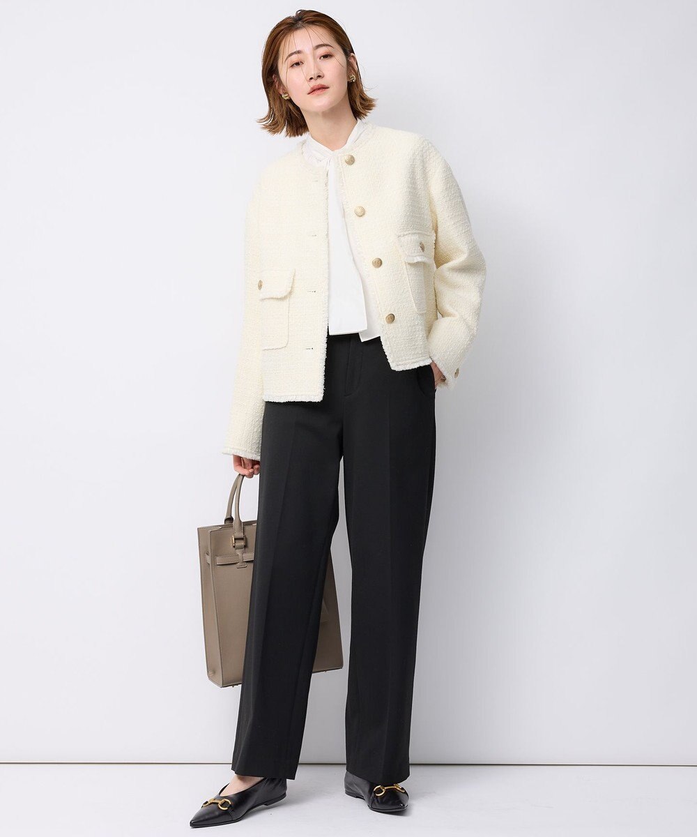 23区 S 【CLASSY.2月号掲載/洗える】TRストレッチギャバ ワイドパンツ 