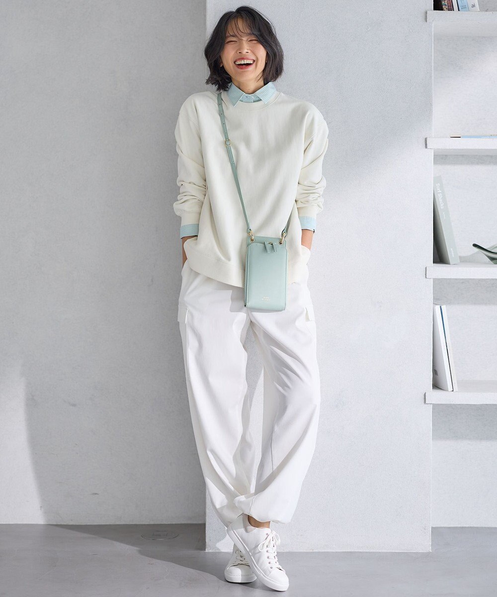 23区 S 【Oggi4月号掲載/洗える】CANCLINI クロップド シャツ 