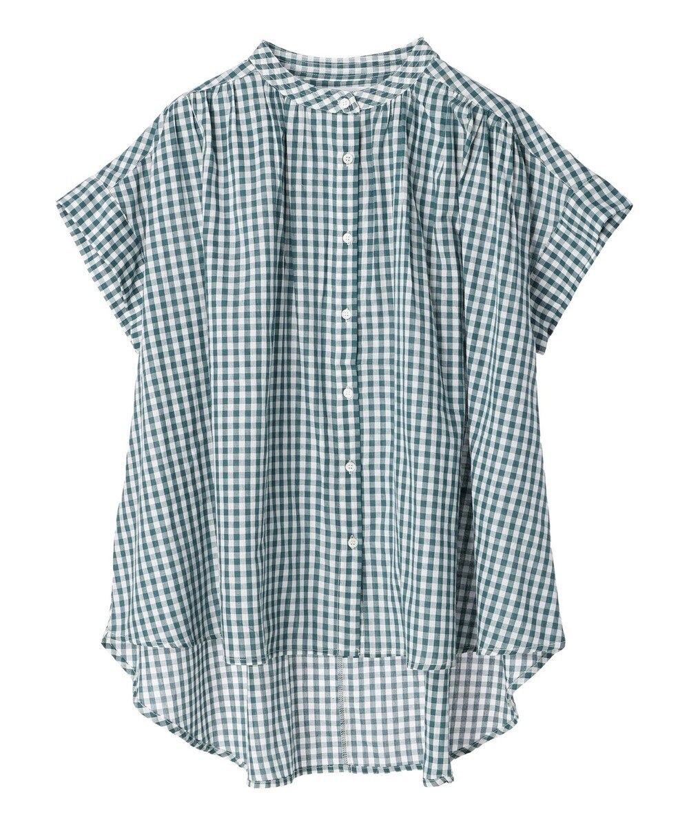 AMERICAN HOLIC フレンチスリーブバック切替シャツ 