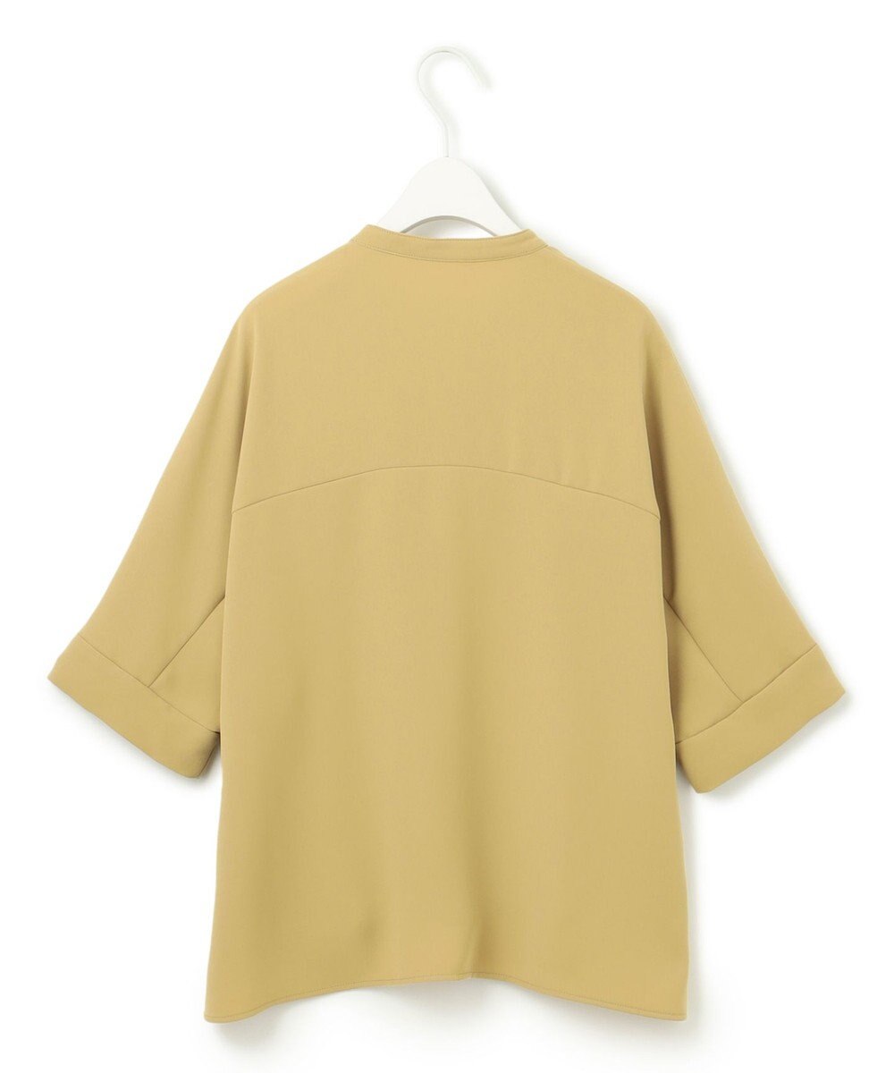 ICB L 【洗える】ライトダブルクロス クロップドシャツ 