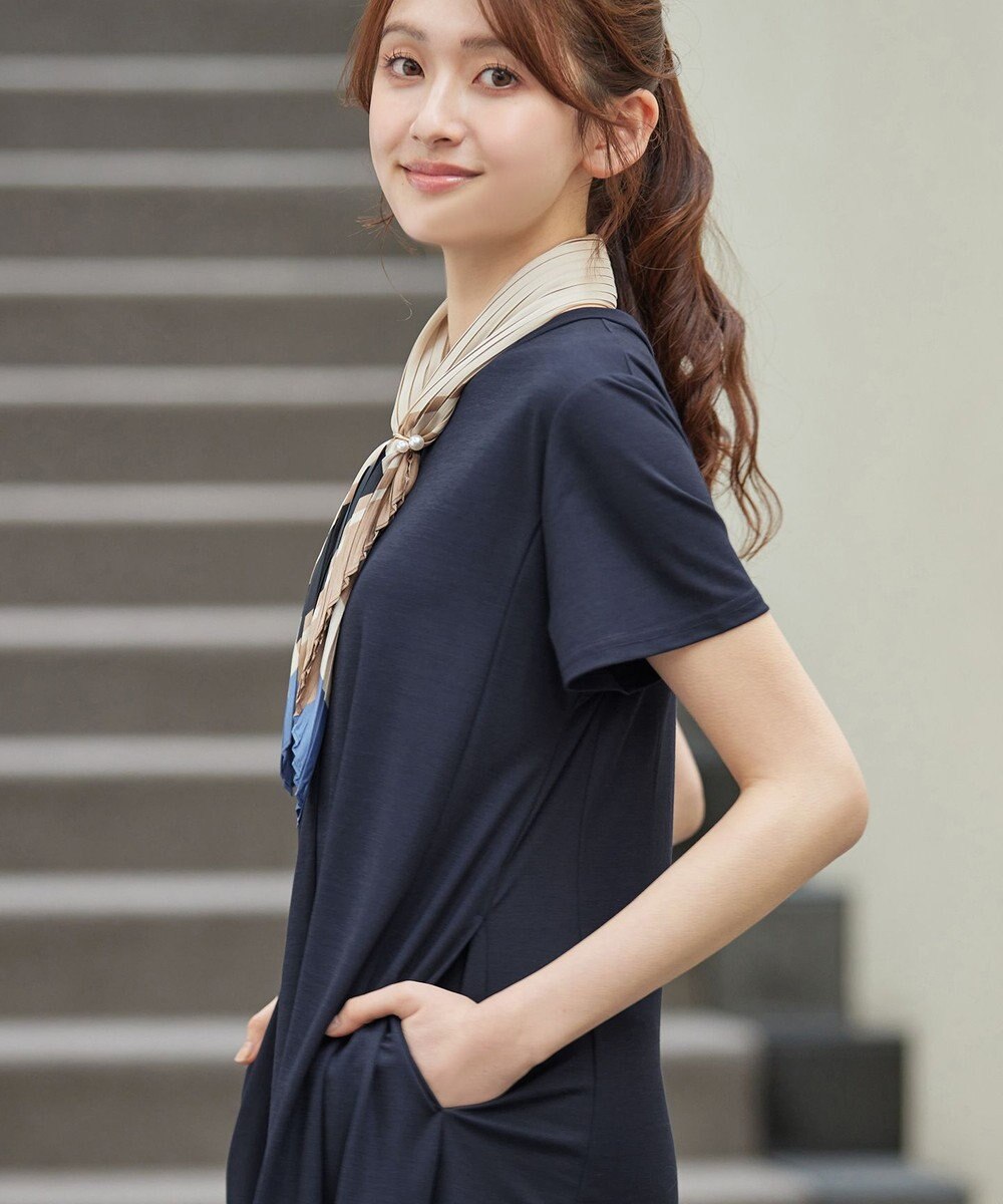 Tiaclasse L 【おのののかさん着用】冷凛(ひやりん)カノコAラインフレアワンピース 