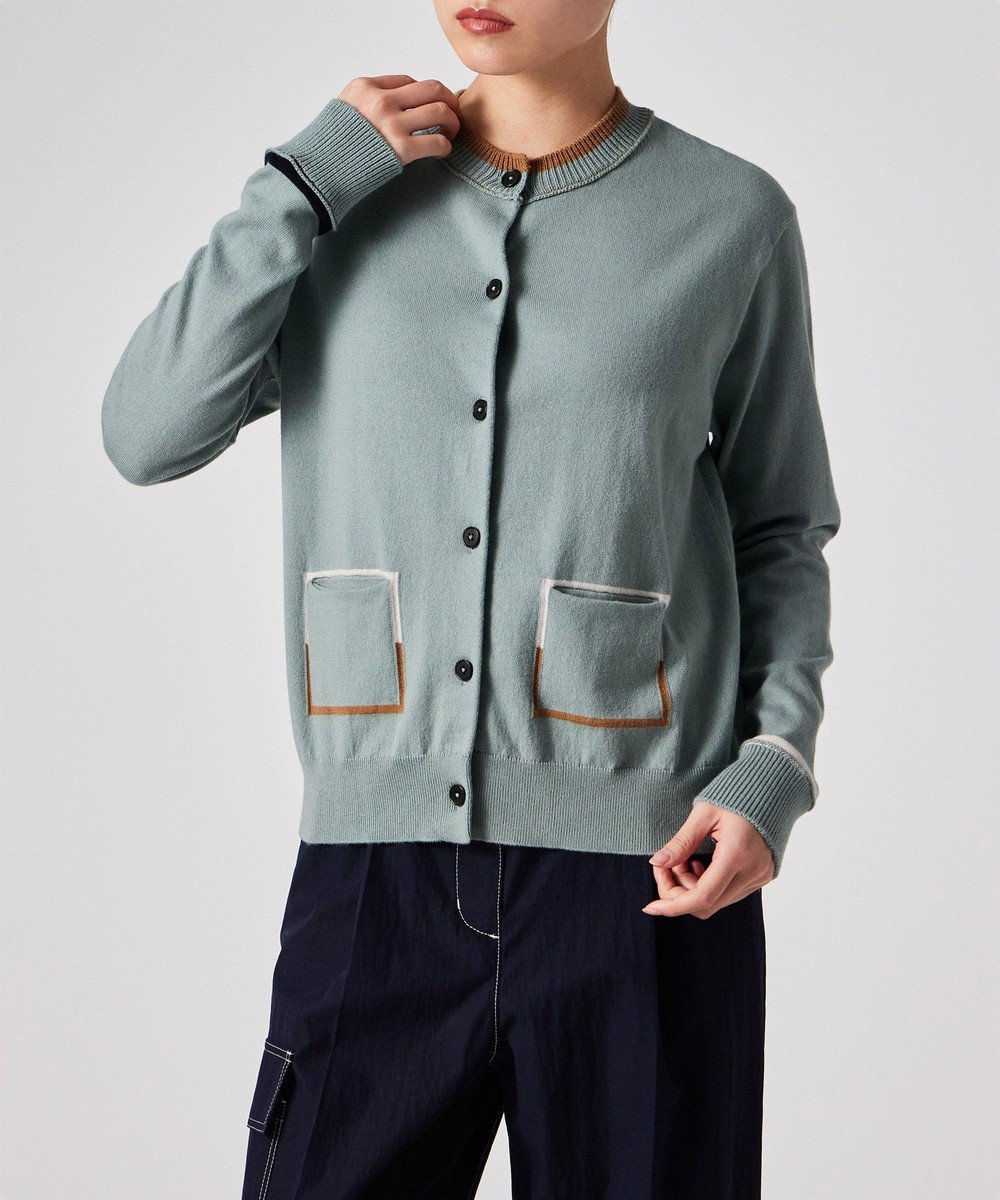 Paul Smith アクセントカラー カーディガン 