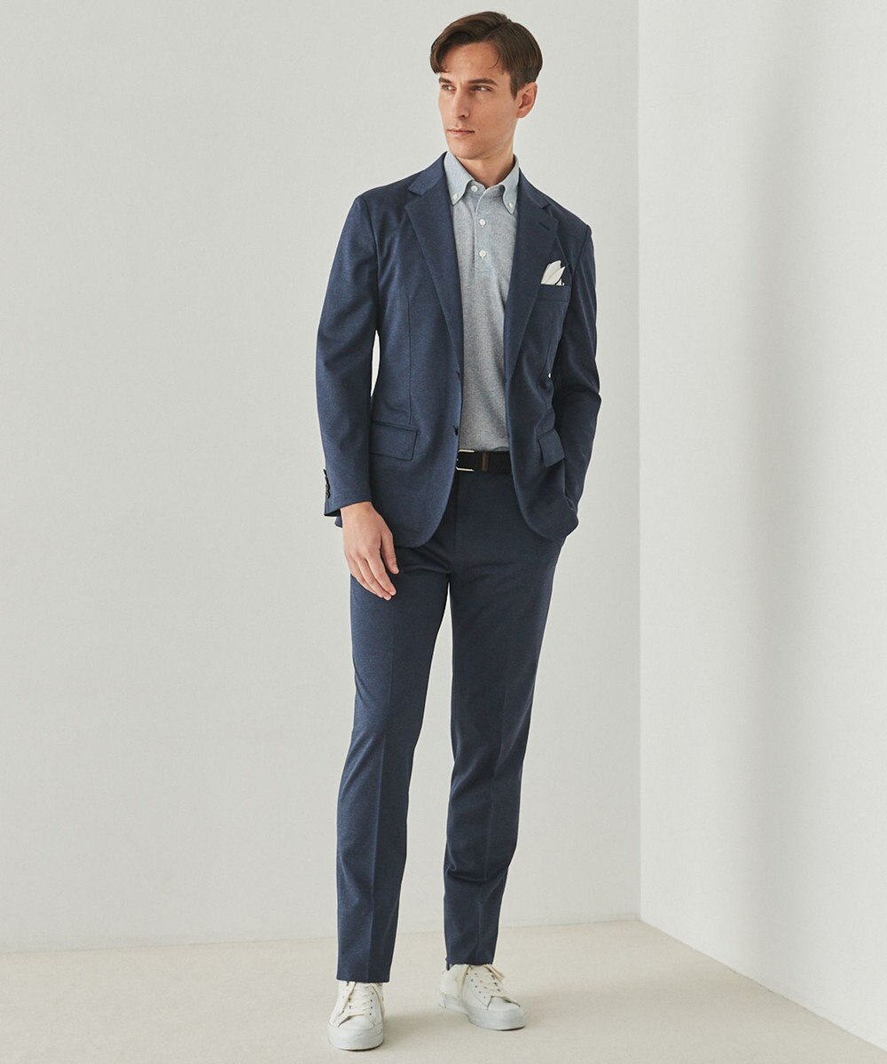 GOTAIRIKU セットアップ対応【洗える/ストレッチ/シワになりにくい】ドライジャージー セットアップジャケット 