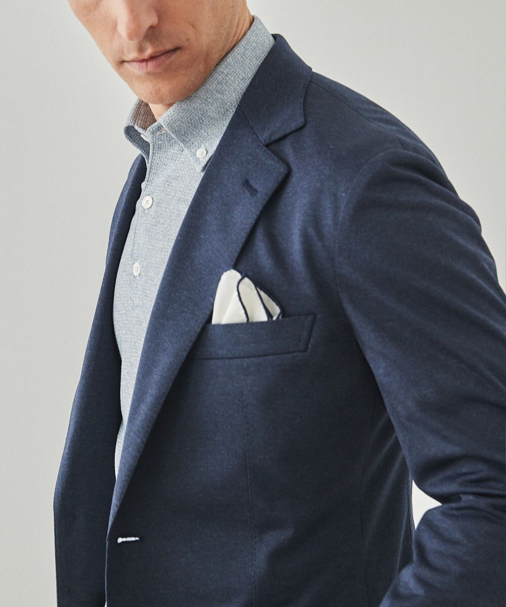 GOTAIRIKU セットアップ対応【洗える/ストレッチ/シワになりにくい】ドライジャージー セットアップジャケット 