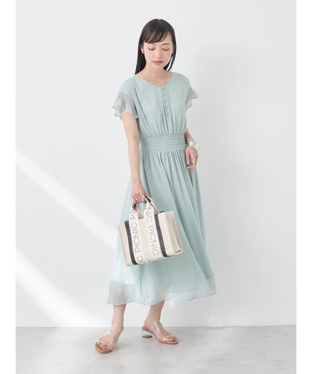 earth music&ecology シャーリングワンピース 