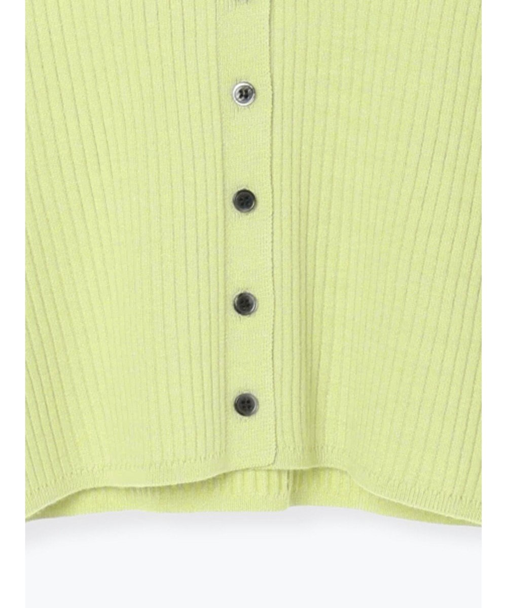 Te chichi ポロカラークロップトカーディガン 