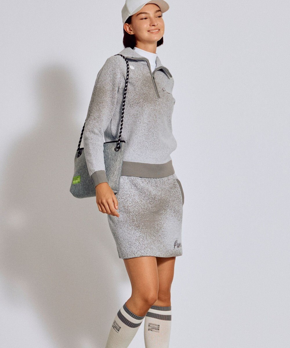 PW CIRCULUS 【手洗い洗濯可】 【WOMEN】グラデーションニットスカート ゴルフ レディース 