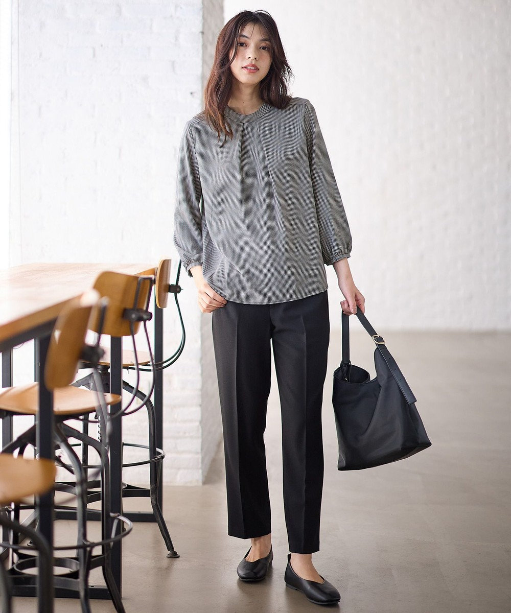 ANY 【洗濯機可】ボータイブラウス 