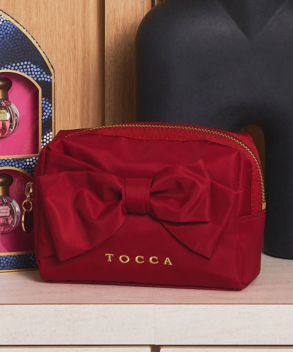 TOCCA RIBBON KNOT POUCH ポーチ 【新色】ワイン系