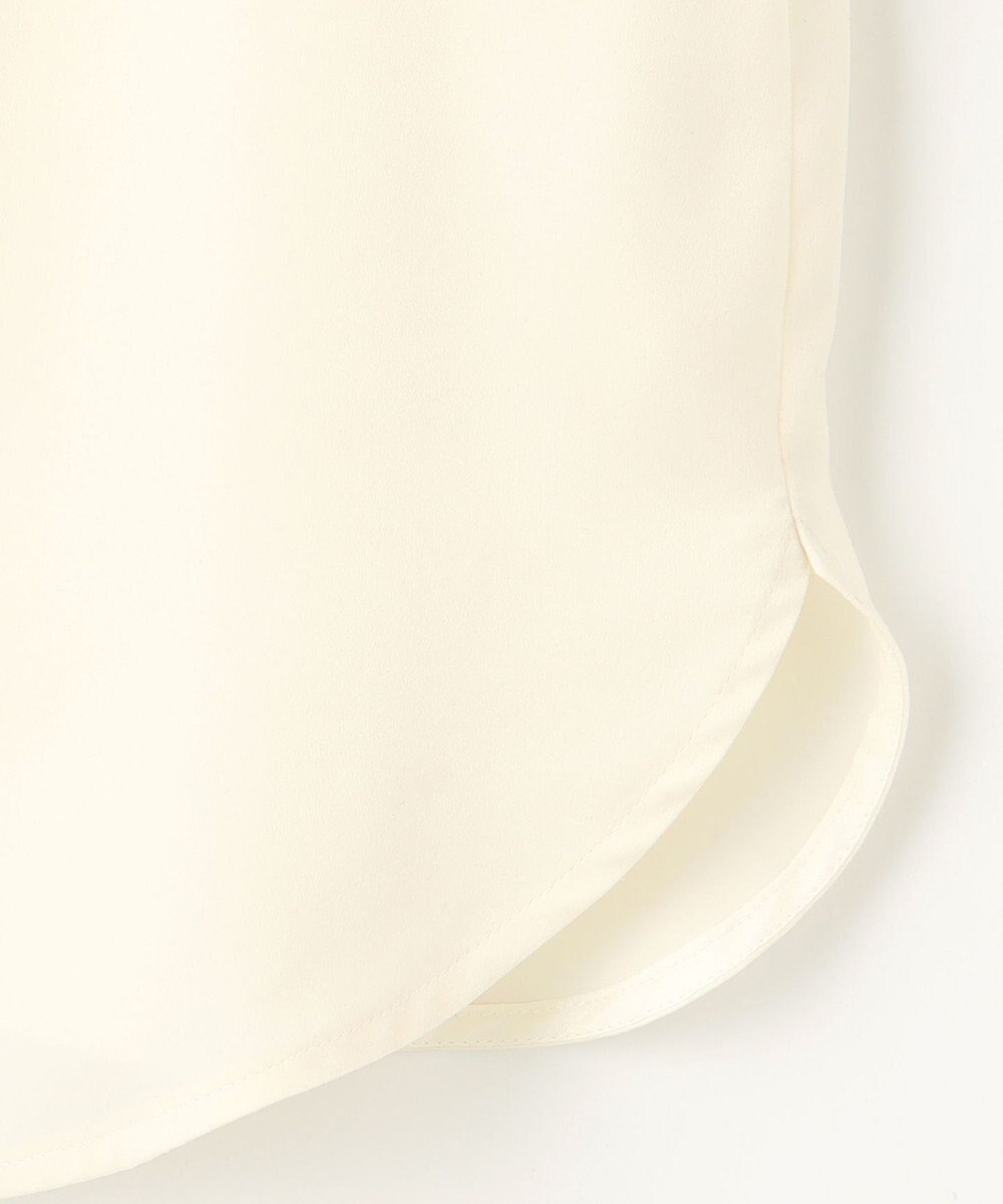 J.PRESS LADIES L 【洗える】ピーチサテン ボウタイ ブラウス 