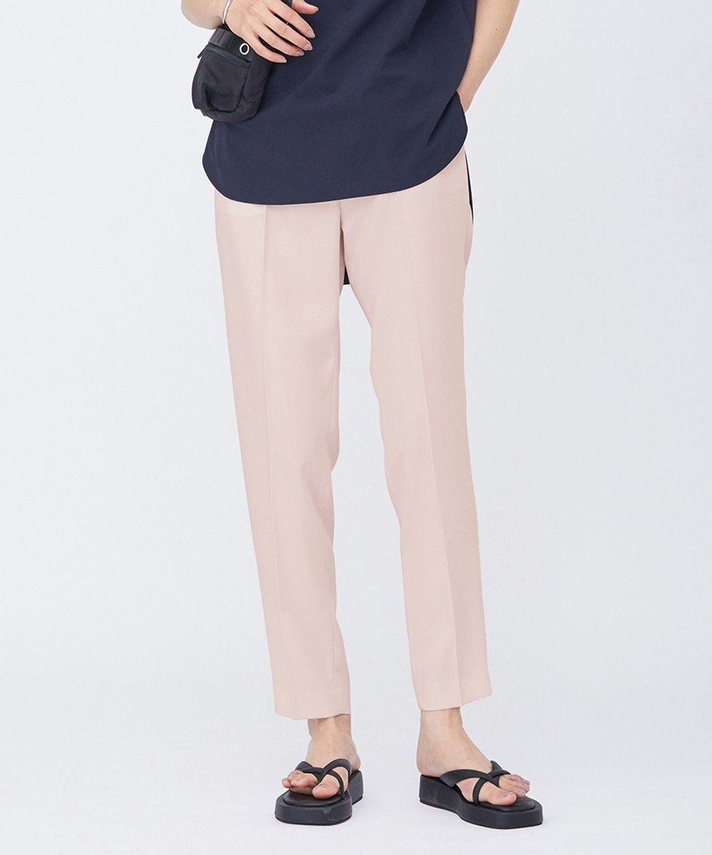 ICB L 【新色追加・洗える】 FluidBackSatin ドロストパンツ 