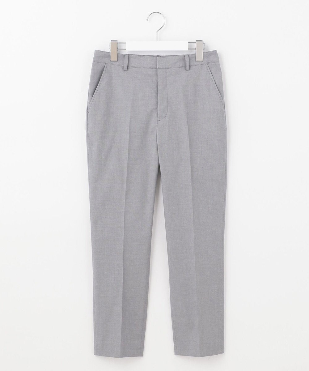 J.PRESS LADIES 【洗える・撥水・防汚】コットンFITTYシャーク テーパード パンツ 