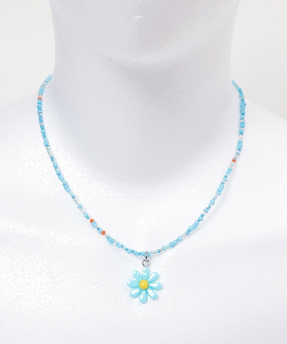 WEGO Lフラワーカラービーズネックレス 