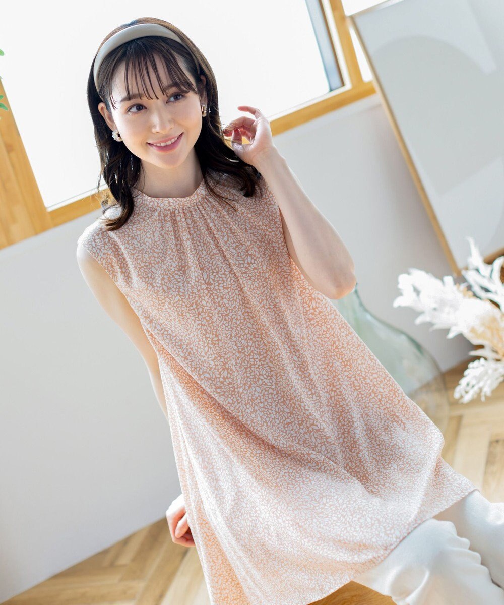 Tiaclasse 【洗える】体型カバーも叶うAラインギャザーチュニック 