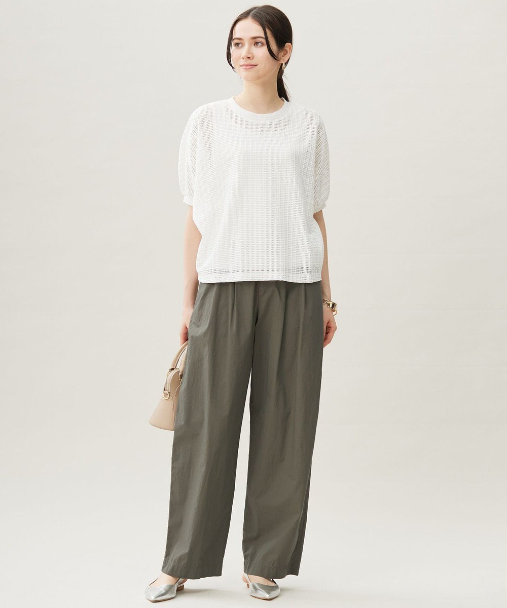 自由区 【カタログ掲載・洗える】オルダージュタイプライター パンツ 