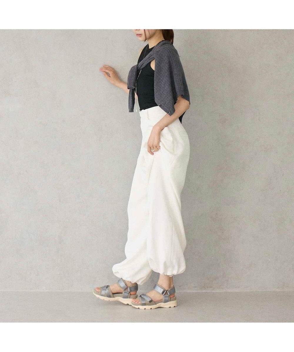MODE ET JACOMO <carino>厚底クロスベルトスポーツサンダル 