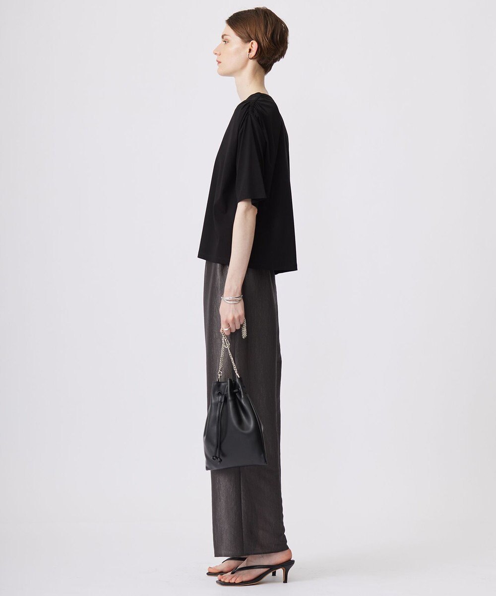 ICB 【接触冷感・UVケア・洗える】 ハイツイストスムース デザインカットソー 