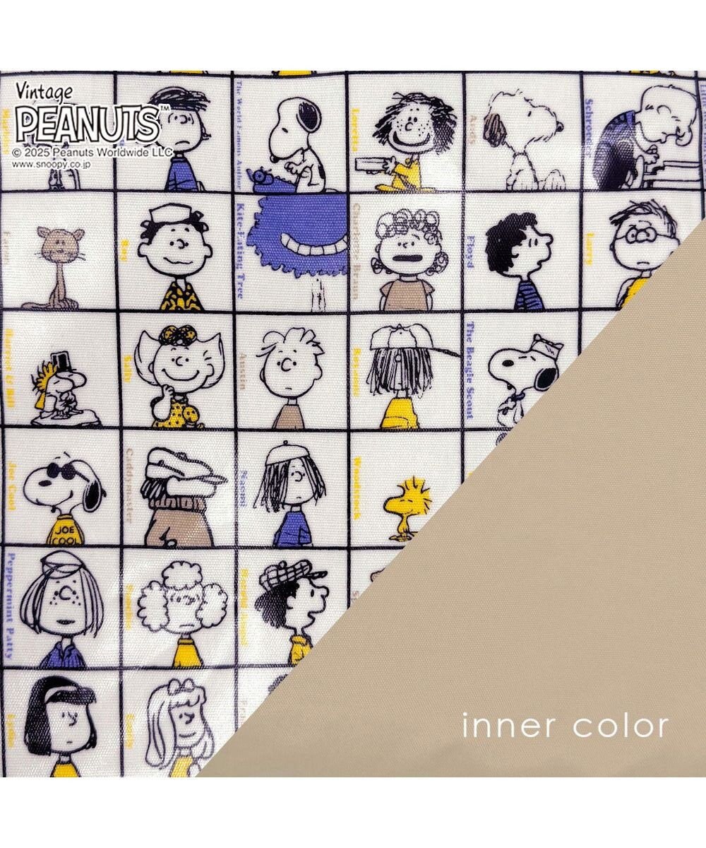 ROOTOTE 8431【スヌーピー】IP.スクエア.ラミネート.ピーナッツ-0L 