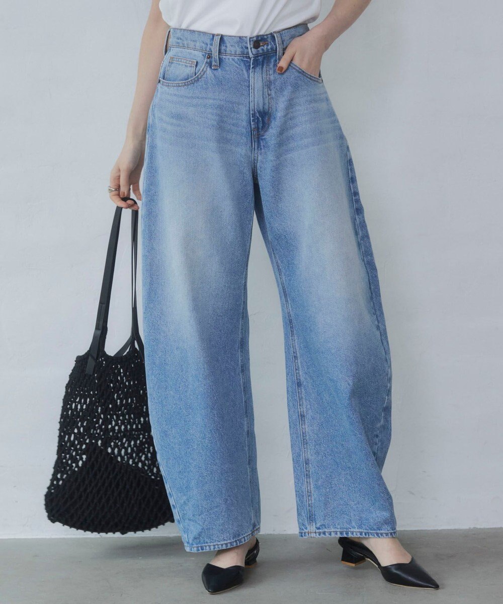 WEGO ワイドカーブデニムパンツ 