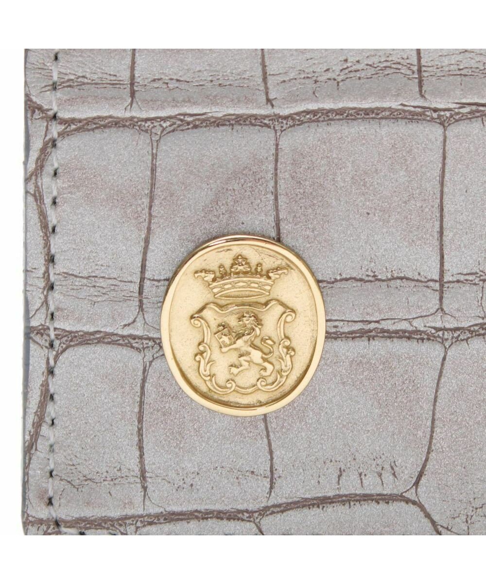 A.D.M.J. 【牛革】クロコ型押しスモールウォレット 