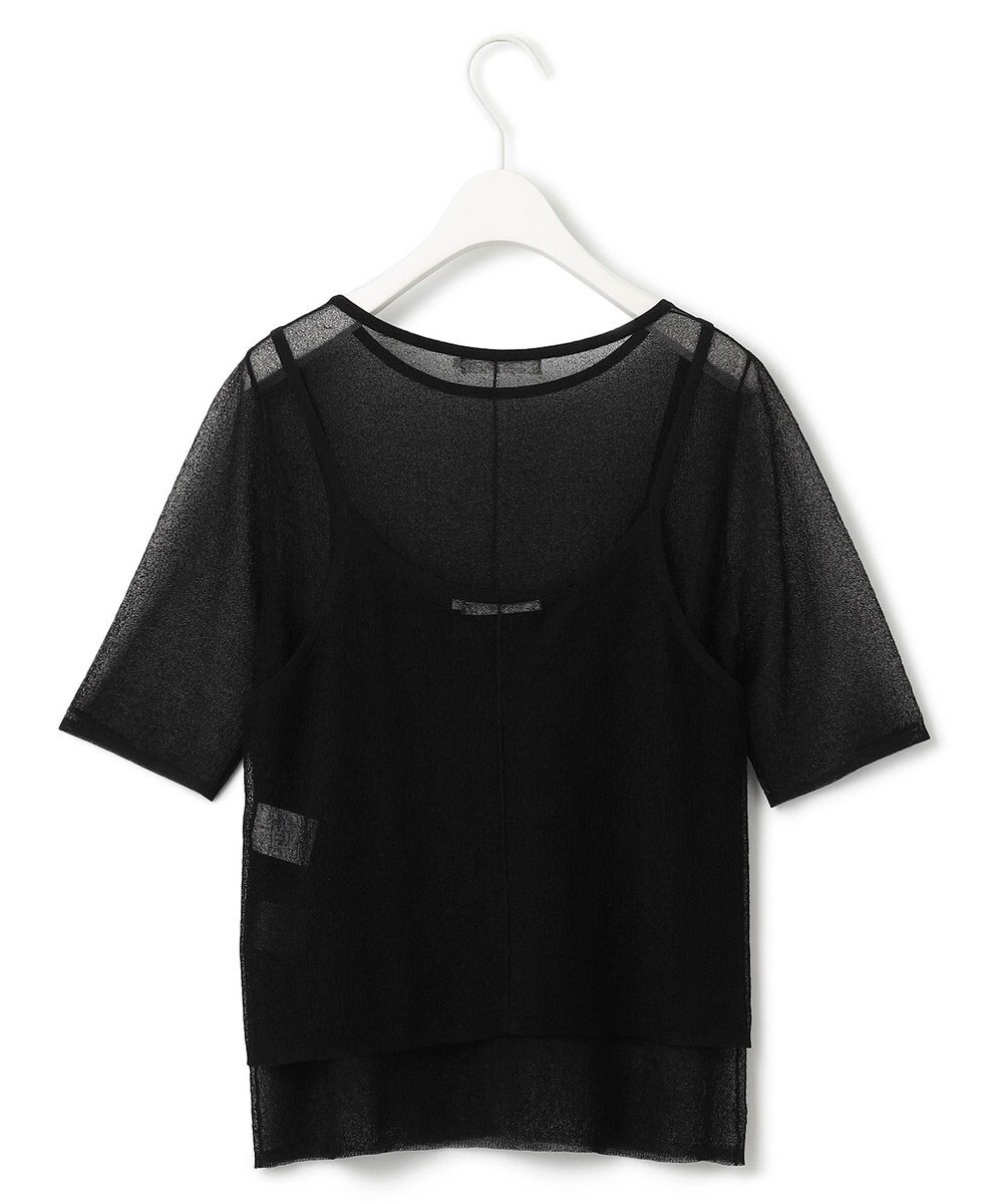 ICB 【洗える】マルチレイヤードハイゲージ ニットプルオーバー 