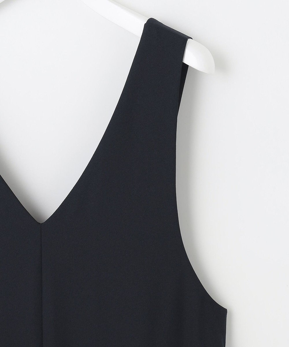 J.PRESS LADIES L 【洗える・イージーケア・UVカット・接触冷感】 ストレッチバックサテンジョーゼット ジャンパースカート 